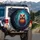 Wide Eyed Shocked Owl Gaping Mouth Mystical Forest - Nature Lover Gift Spare Tire Cover - 3