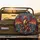 Red Dragon Golden Scales Teal Foliage - Fantasy Lover Home Decor Gift Spare Tire Cover - 2