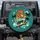 Orange Mane Lion Skateboard Aqua Sunglasses Palm Tree - Summer Urban Lifestyle Spare Tire Cover - 1