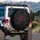 Black Spider Glowing Red Lines - Wildlife Lover Vehicle Decor Gift Spare Tire Cover - 3