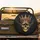 Ornate Golden Skull Crown Ruby Jewels Baroque Scrolls Gothic Filigree - Dark Fantasy Fan Gift Spare Tire Cover - 2