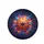 Basketball Paint Splatter Cosmic Explosion - Sports Fan Vehicle Decor Spare Tire Cover - 4