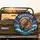 Wooden Compass Anchor Ocean Waves ADVENTURE - Outdoor Adventure Gift for Adventurers Spare Tire Cover - 2
