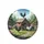 Three Realistic Chickens Rustic Chicken Coop - Farmhouse Home Decor Gift for Chicken Lover Spare Tire Cover - 4