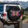 Dragonfly Iridescent Segmented Wings Blue Fuchsia Orange Yellow - Wildlife Lover Gift Spare Tire Cover - 3