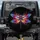 Dragonfly Iridescent Segmented Wings Blue Fuchsia Orange Yellow - Wildlife Lover Gift Spare Tire Cover - 1