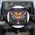 Roaring Tiger Head Jungle Claw Marks NORPLL - Adventure Vehicle Enthusiast Gift for Wildlife Lover Spare Tire Cover - 1