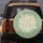 White Daisy Flowers Orange Center Sage Green Speckled Background - Garden Lover Gift Spare Tire Cover - 5