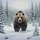 Grizzly Bear Snowy Winter Forest Wildlife Lover Gift Spare Tire Cover - 6