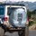 Majestic Grey Wolf Winter Forest Snow - Wildlife Lover Gift Spare Tire Cover - 3