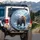 Grizzly Bear Snowy Mountain River - Wildlife Lover Gift for Bear Lover Spare Tire Cover - 3