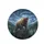 Majestic Grizzly Bear Roaring Rocky Mountain Forest Stormy Sky - Wildlife Lover Gift Spare Tire Cover - 4