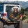 Grizzly Bear Wilderness Mountains River Forest - Wildlife Lover Gift Spare Tire Cover - 3