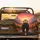 Grizzly Bear Road Autumn Trees Mountains Sunset - Wildlife Lover Gift Spare Tire Cover - 2