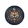 Roaring Tiger Head Natural Foliage Layered Flowers Cosmic Sky - Wildlife Gift Spare Tire Cover - 4