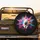 Fluffy White Puppy Powder Burst - Dog Lover Home Decor Gift Spare Tire Cover - 2