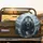 Charging Grizzly Bear Mountain Landscape - Wildlife Lover Gift Spare Tire Cover - 2