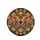Symmetrical Elephant Heads Tropical Flowers - Wildlife Lover Gift Spare Tire Cover - 4