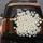 White Daisy Flowers Yellow Centers Black Background - Travel Essentials Spare Tire Cover - 5