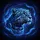 Glowing Blue Leopard Head Cosmic Vortex - Wildlife Lover Gift Spare Tire Cover - 6