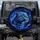 Glowing Blue Leopard Head Cosmic Vortex - Wildlife Lover Gift Spare Tire Cover - 1