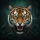 Tiger Head Fangs Whiskers Jungle Shadows - Wildlife Lover Gift Spare Tire Cover - 6