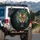 Tiger Head Fangs Whiskers Jungle Shadows - Wildlife Lover Gift Spare Tire Cover - 3