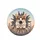 Smiling Corgi Aviator Goggles Dog Urban Sky Silhouette Background - Dog Lover Gift Spare Tire Cover - 4