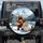 Brown Bear Guitarist Camper Snow Mountains - Camping Lifestyle Gift Spare Tire Cover - 1