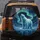 Polar Bear Aurora Nebulae Stardust Icy Sky - Wildlife Lover Gift Spare Tire Cover - 5