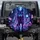 Futuristic Neon Wolf Cyberpunk Cityscape - Sci-Fi Lover Gift Spare Tire Cover - 1