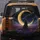 Cloaked Figure Golden Moon Lavender Field Cosmic Stars - Outdoor Adventure Gift Spare Tire Cover - 5