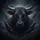 Black Bull Head Strength Symbol - Wildlife Lover Gift Spare Tire Cover - 6