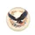 White Head Flying Eagle Intertwined Laurel Branches - Outdoor Wildlife Lover Gift Spare Tire Cover - 4