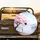 Ancient Cherry Blossom Tree Kimono Figure Lake Shore Scene - Home Decor Gift Spare Tire Cover - 2
