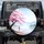 Ancient Cherry Blossom Tree Kimono Figure Lake Shore Scene - Home Decor Gift Spare Tire Cover - 1