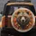 Majestic Grizzly Bear Autumn Leaves Berries Branches Forest - Wildlife Lover Gift Spare Tire Cover - 5