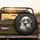 Bewildered Curly Sheep Creature Daisy Flower - Everyday Home Decor Gift for Animal Lovers Spare Tire Cover - 2