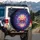 Glowing Lotus Flower Water Reflection - Home Decor Gift Spare Tire Cover - 3