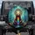 Meditating Brown Bear Chakra Celestial Mandala Forest - Yoga Gift for Nature Lover Spare Tire Cover - 1