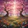 Spring Forest Cherry Blossom Trees Wildflower Meadow Sunbeams - Nature Lover Gift Spare Tire Cover - 6
