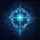 Ornate Futuristic Glowing Blue Cross Rays Celestial Nebulae Starlight - Spiritual Lifestyle Gift Spare Tire Cover - 6