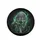 Snarling Gray Wolf Green Fangs Dark Mist Rock Forest - Outdoor Adventure Gift Spare Tire Cover - 4