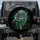 Snarling Gray Wolf Green Fangs Dark Mist Rock Forest - Outdoor Adventure Gift Spare Tire Cover - 1