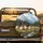 Decorated Teepees Mountain River Forest Scene - Outdoor Adventure Gift Spare Tire Cover - 2