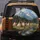 Decorated Teepees Mountain River Forest Scene - Outdoor Adventure Gift Spare Tire Cover - 5