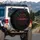 Spiky Compass Rose Emblem - Road Trip Essentials Gift for Adventure Seekers Spare Tire Cover - 3