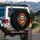 Skull Rose Heart Love Tattoo Flash - Outdoor Lifestyle Gift for Tattoo Lover Spare Tire Cover - 3