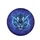 Electric Blue Tiger Head Glowing Eyes Luminous Stripes Jungle Foliage - Wildlife Lover Gift Spare Tire Cover - 4
