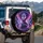 Purple Dragon Pink Wing Stone - Mythical Creature Decor for Dragon Lover Spare Tire Cover - 3